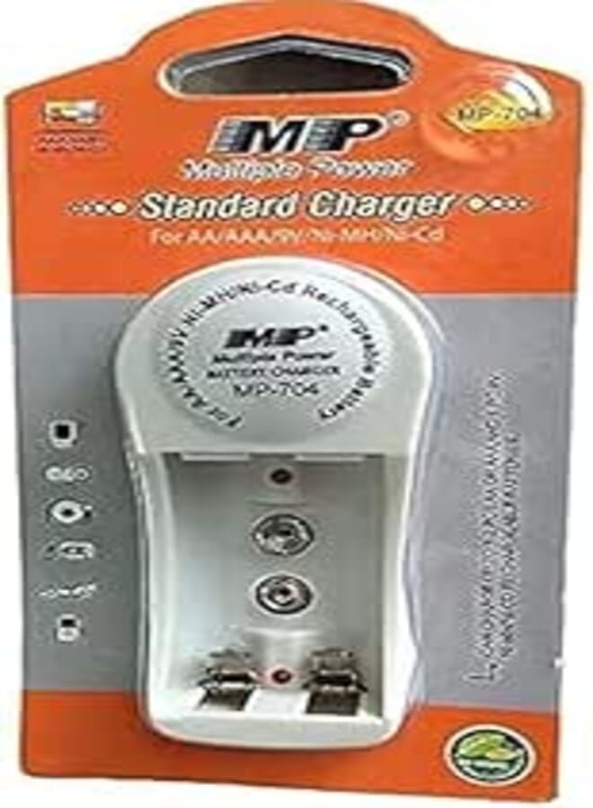 MP Multiple Charger for All Kinds of Batteries and 9 - Volt